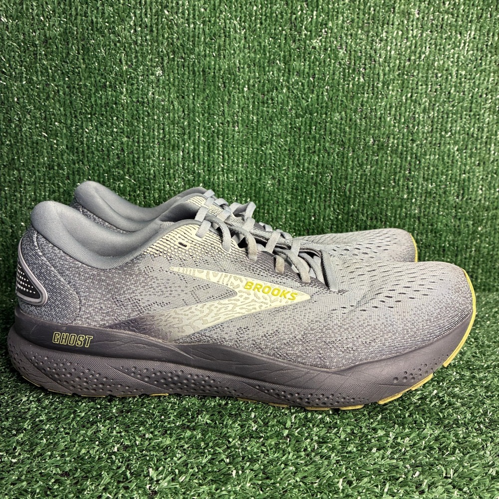 Brooks Ghost 16 DNA Loft Nitrogen Injected Cushioning Running Shoes Grey Mens 12